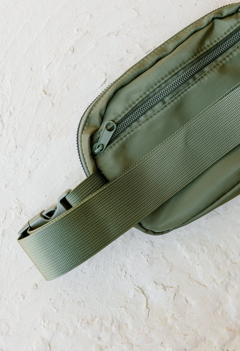 Declan Fanny Pack - OLIVE - willows clothing FANNY PACK