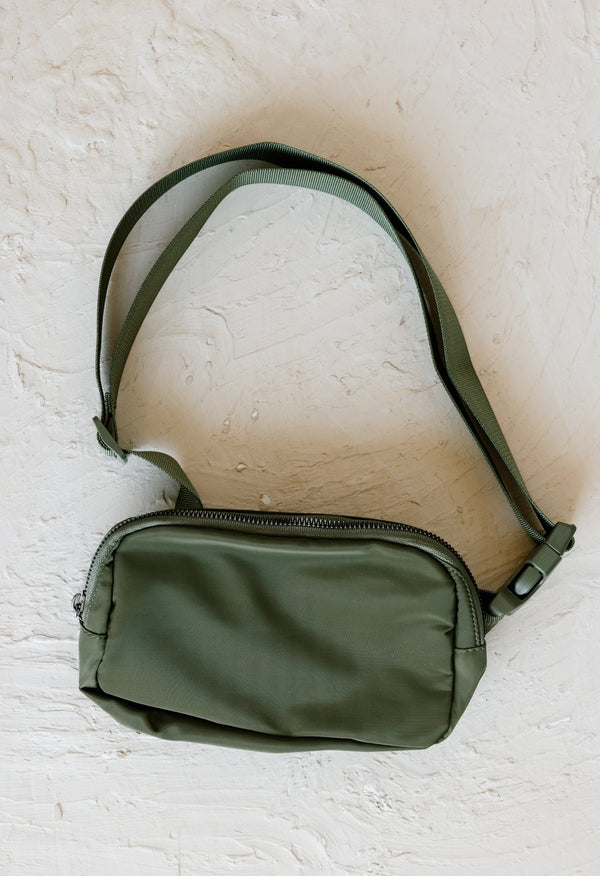 Declan Fanny Pack - OLIVE - willows clothing FANNY PACK