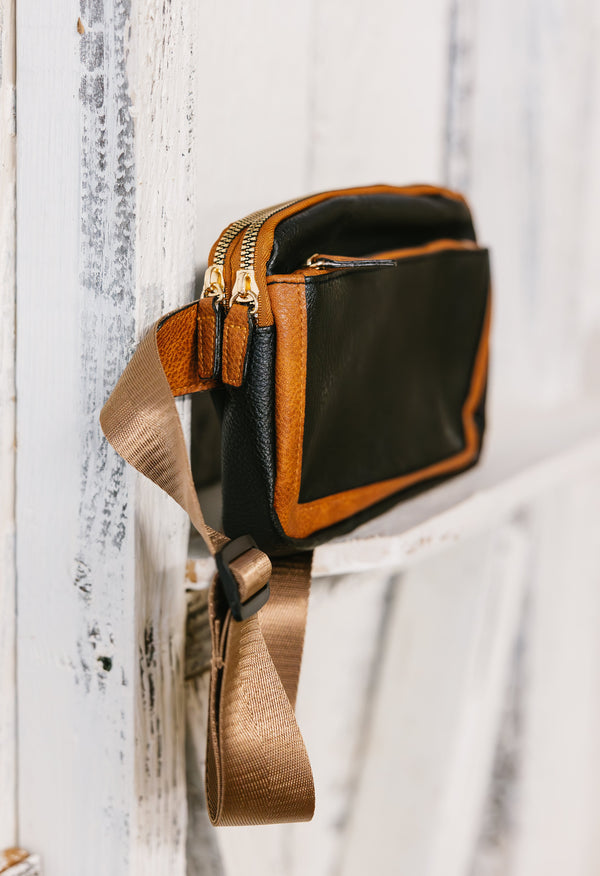 Delia Fanny Pack - BLACK - willows clothing FANNY PACK