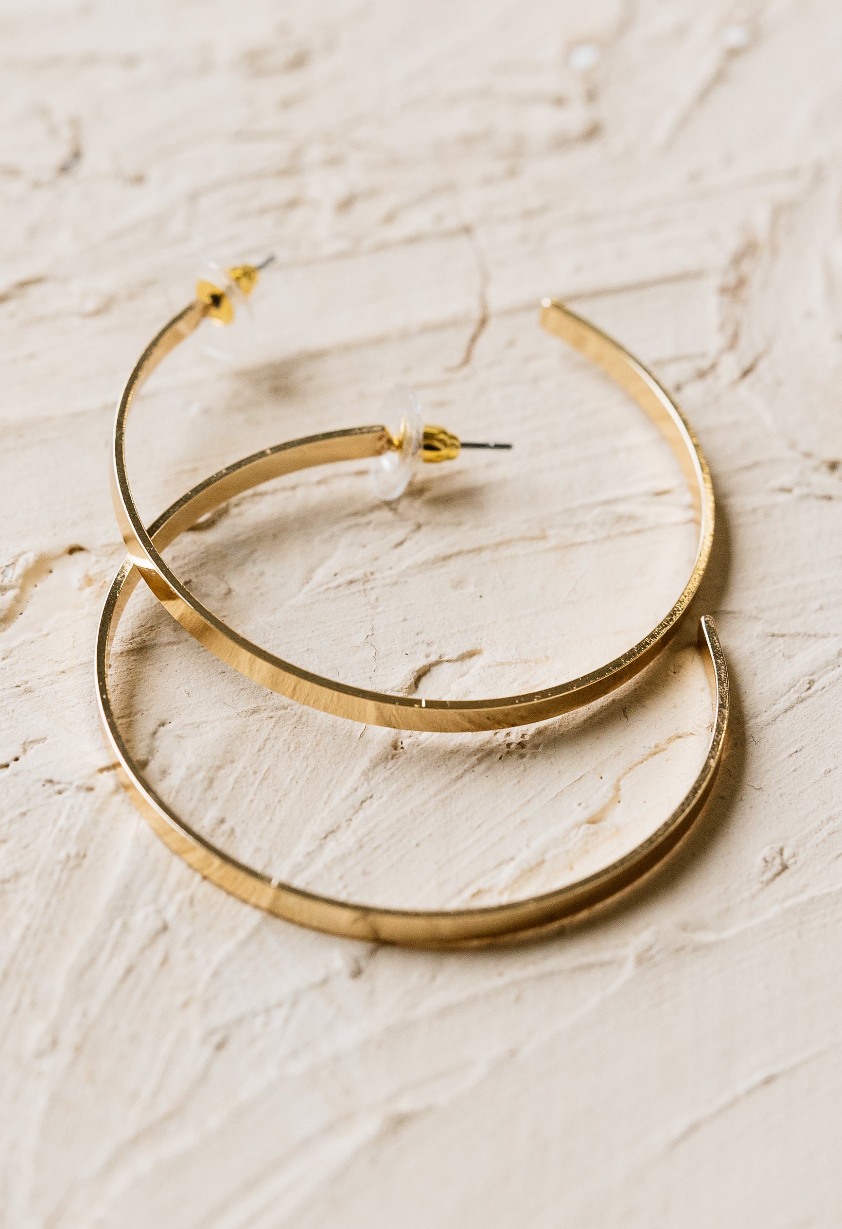 Donatella Hoops - GOLD - willows clothing Earrings