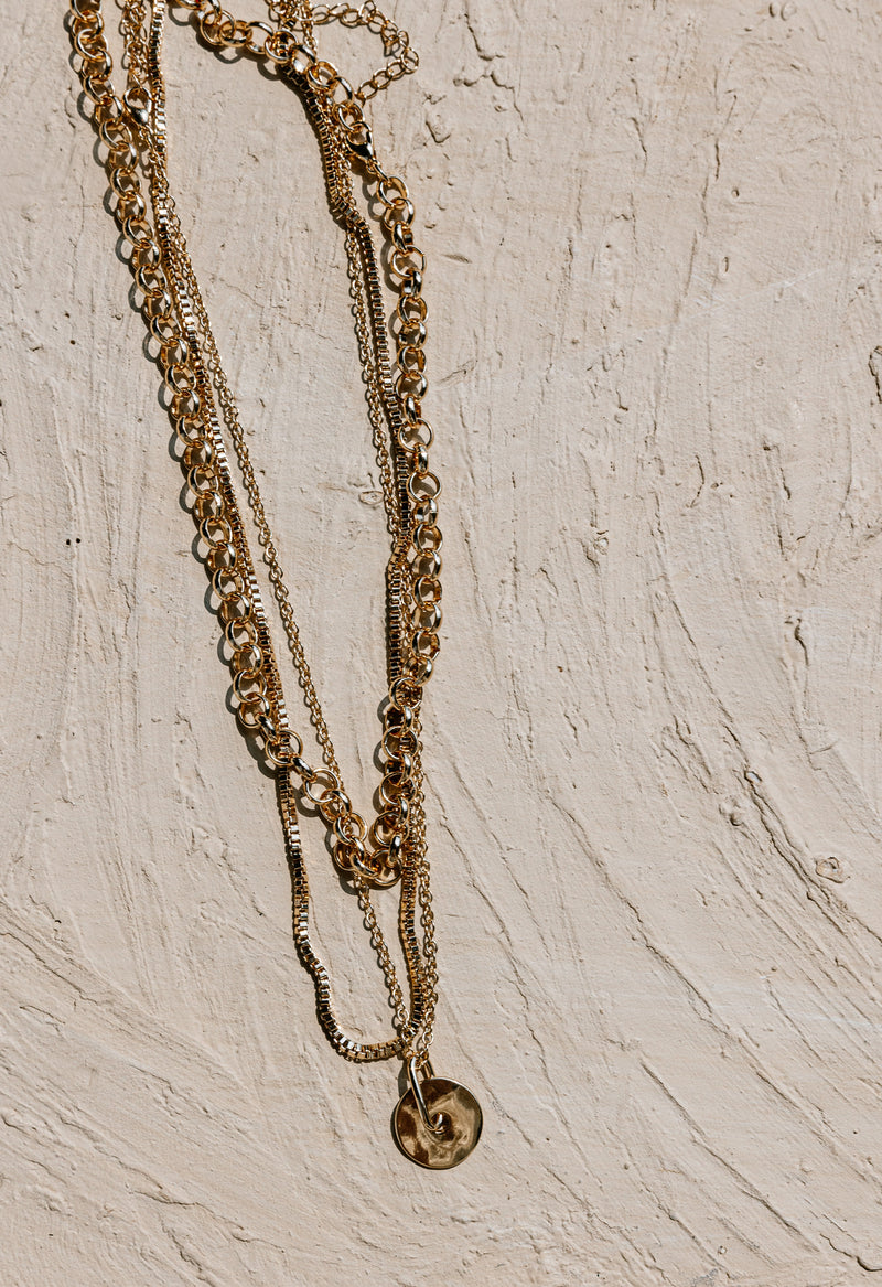 Dreamweaver Necklace Set - GOLD - willows clothing NECKLACES