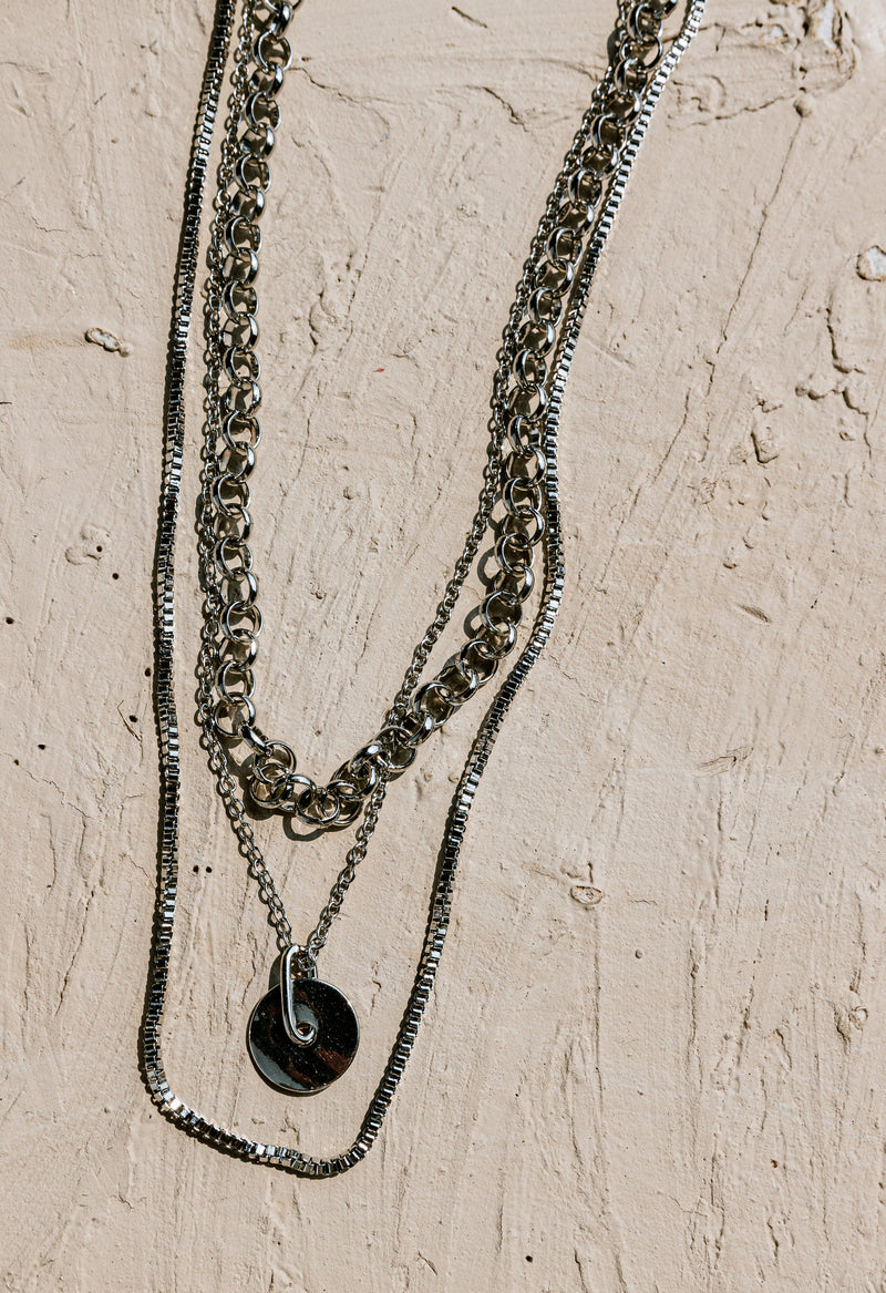 Dreamweaver Necklace Set - SILVER - willows clothing NECKLACES