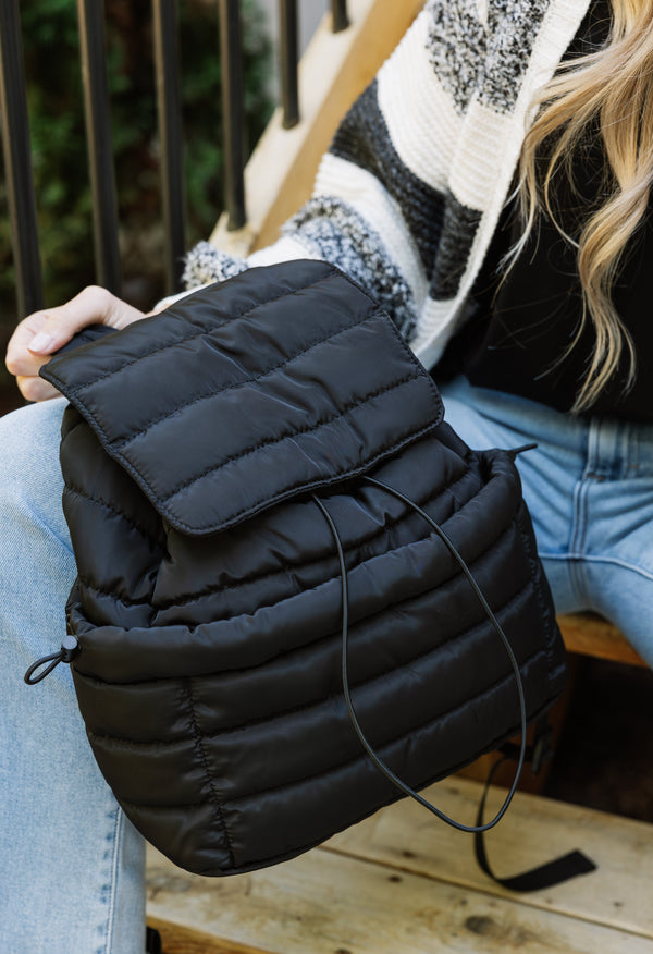 Dusk 'til Dawn Backpack - BLACK - willows clothing Backpack