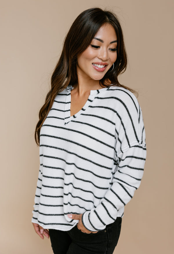 Emmaline Top - IVORY - willows clothing L/S Shirt