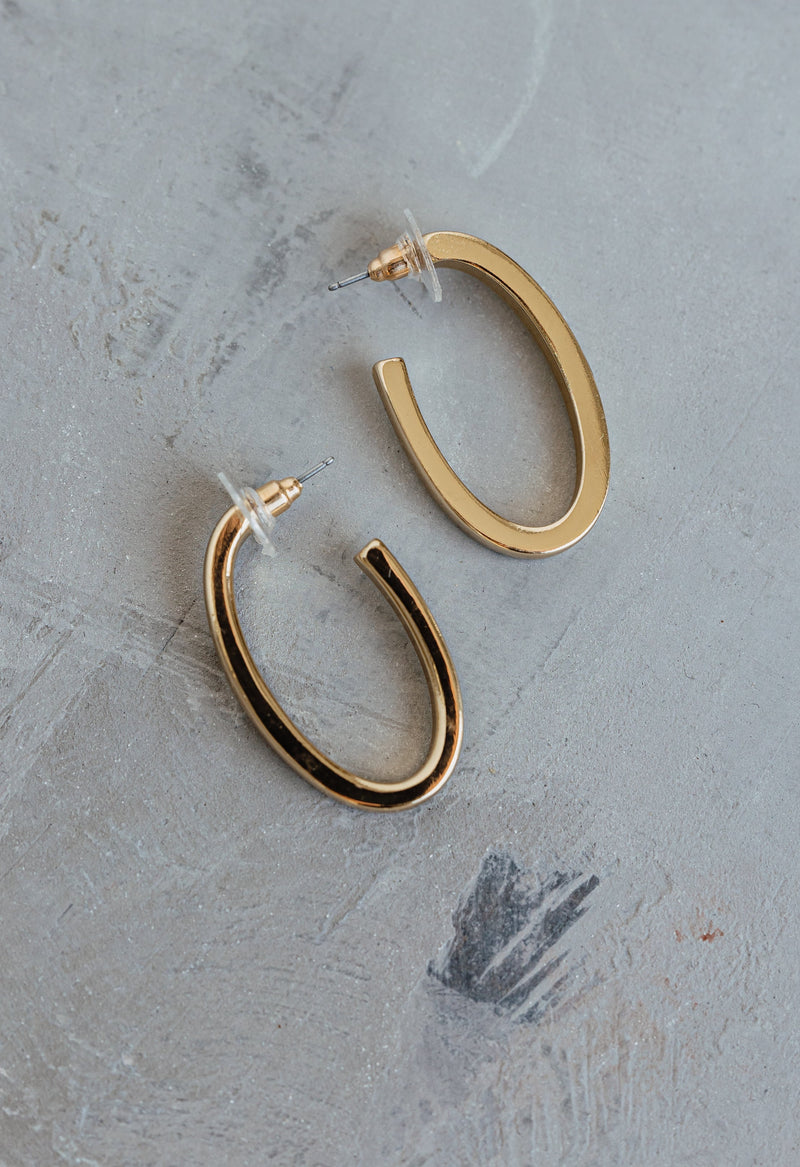Ete Hoop - GOLD - willows clothing Earrings