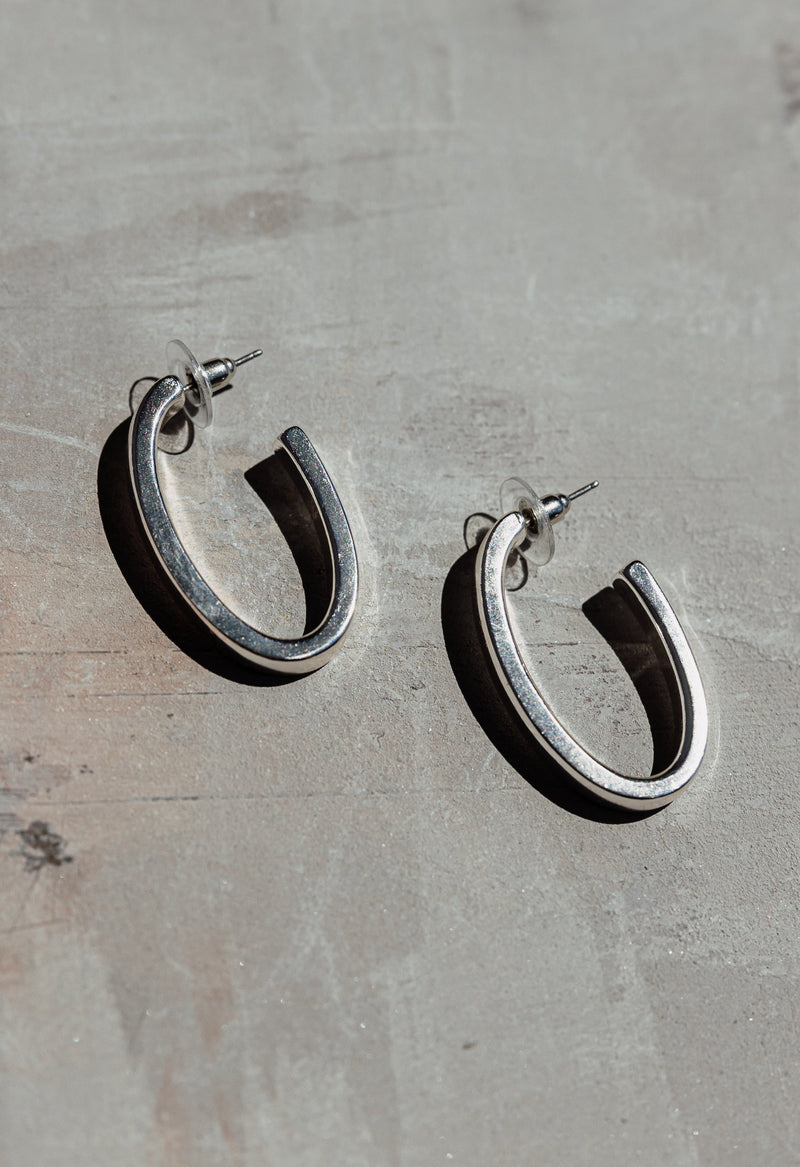Ete Hoop - SILVER - willows clothing Earrings