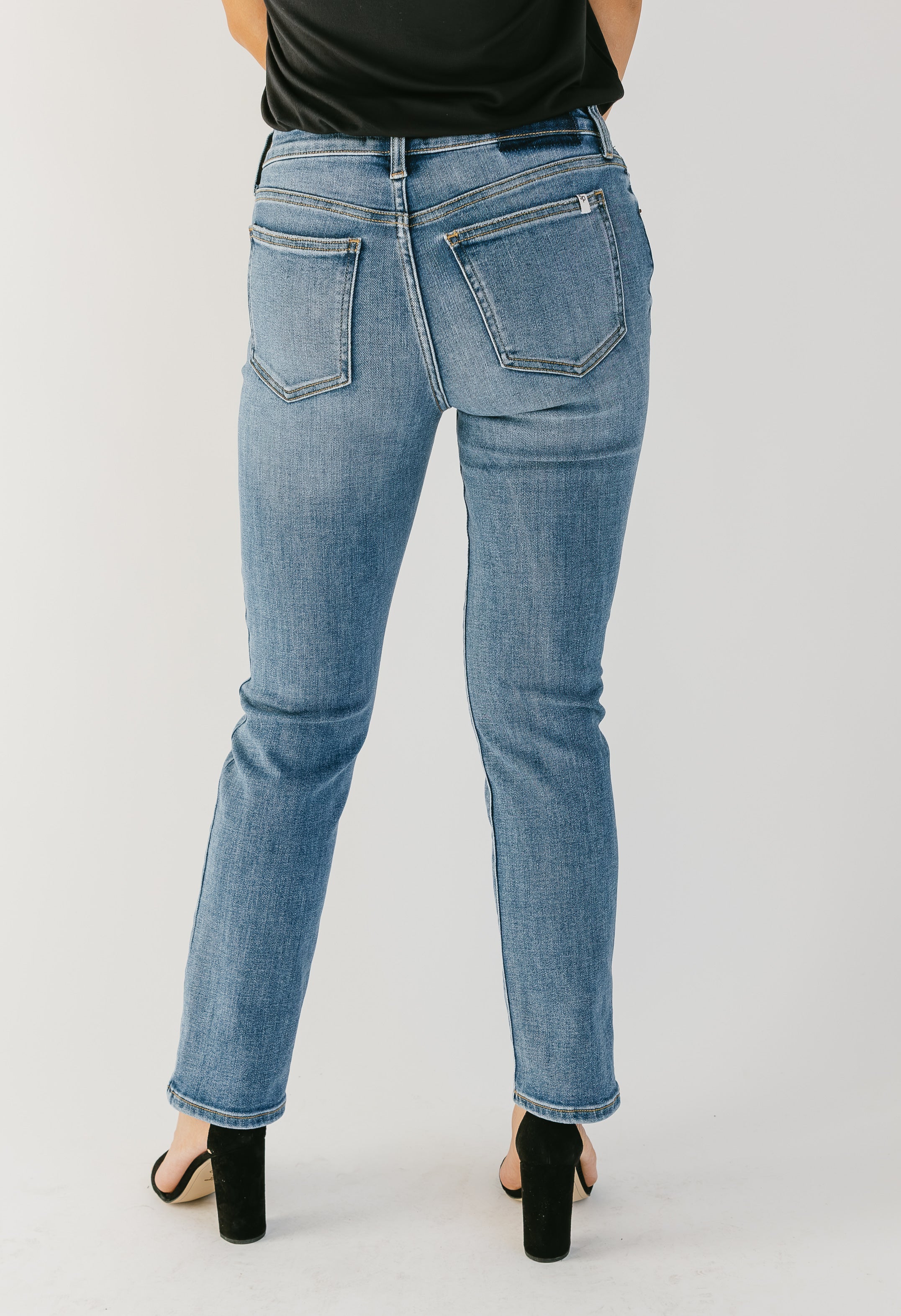 Ferris Jeans - MEDIUM LIGHT - willows clothing Straight Leg