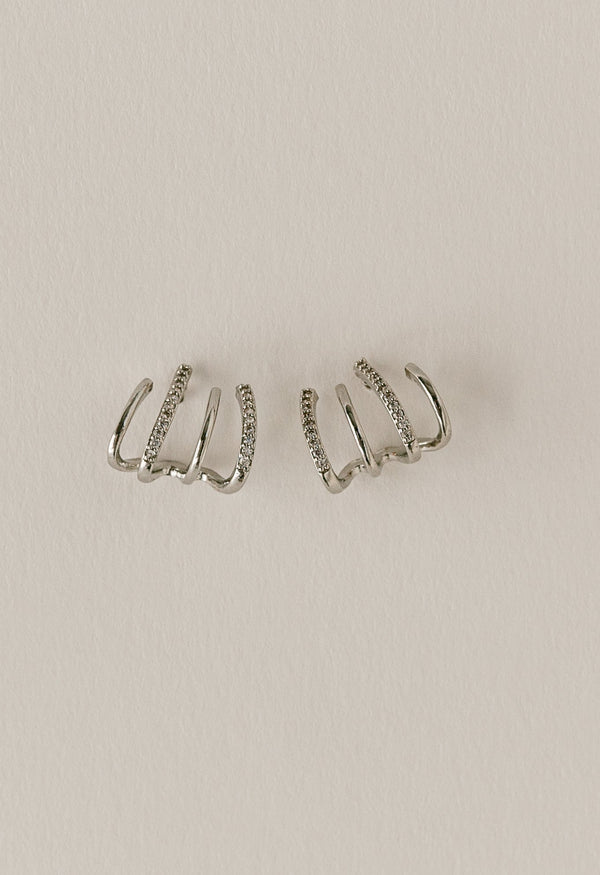 Frostbite Earrings - SILVER - willows clothing Earrings