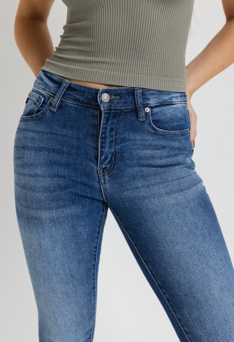 High Rise No Rips Jeans - MEDIUM - willows clothing SKINNY