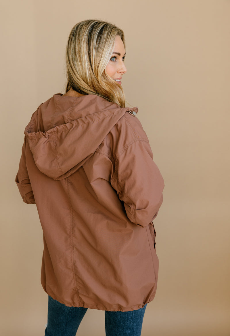High Tide Jacket - COCOA - willows clothing JACKET