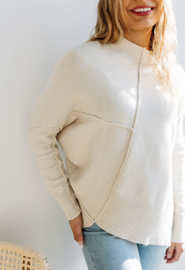 Hollis Sweater - IVORY - willows clothing SWEATER