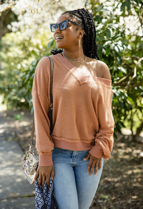 Holly Top - GINGER - willows clothing L/S Shirt