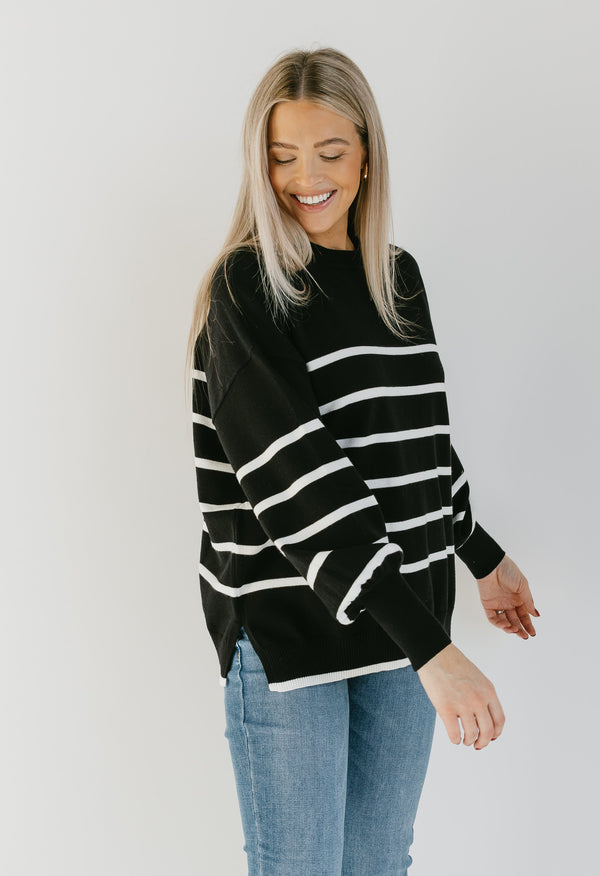 Juliette Sweater - BLACK - willows clothing SWEATER