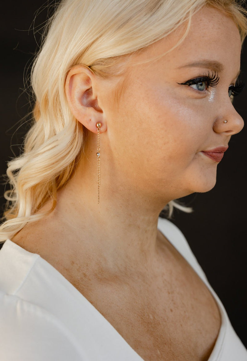 Lark Earrings - GOLD - willows clothing EARRINGS