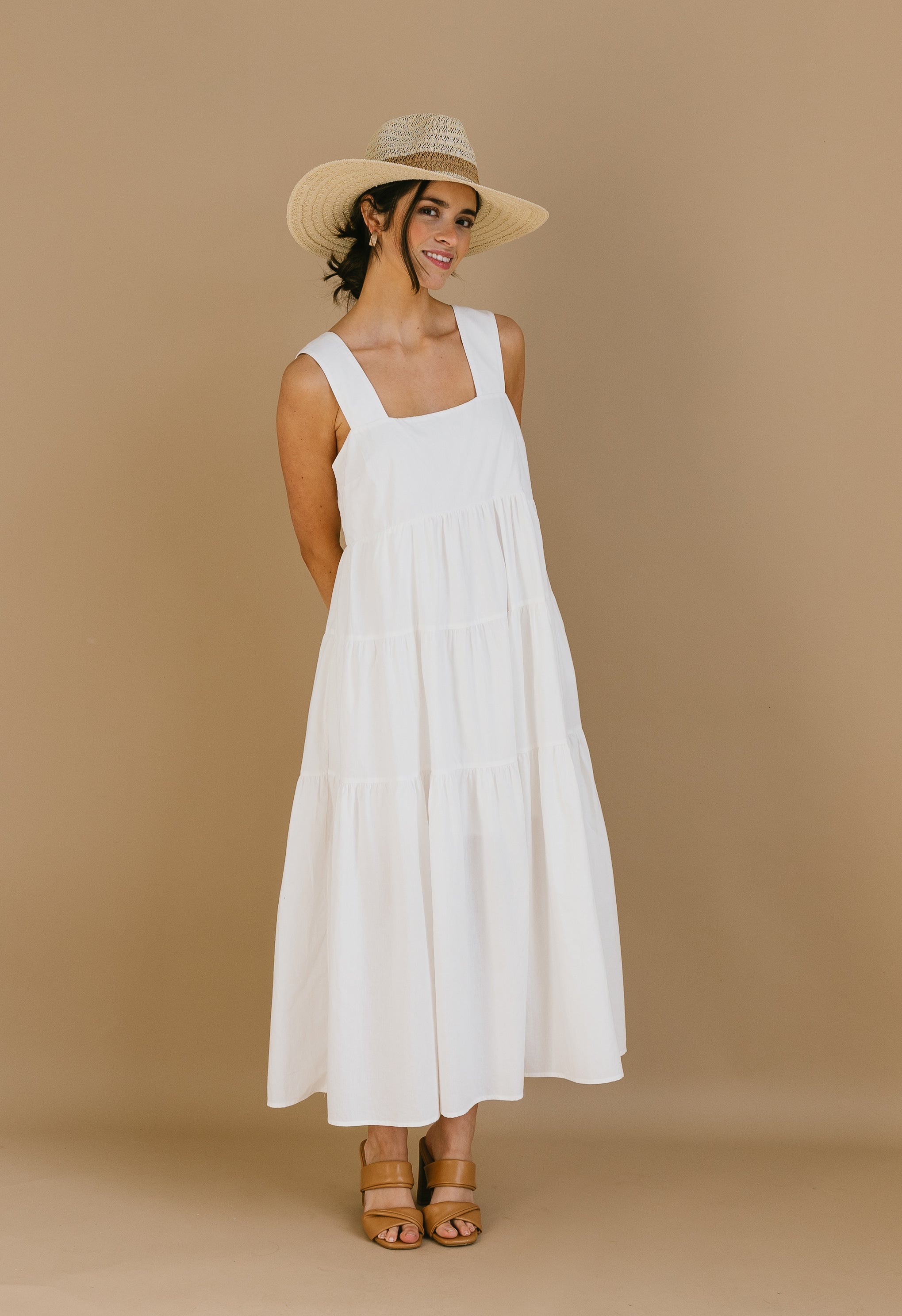 Lost At Sea Dress - WHITE - willows clothing Long Dress