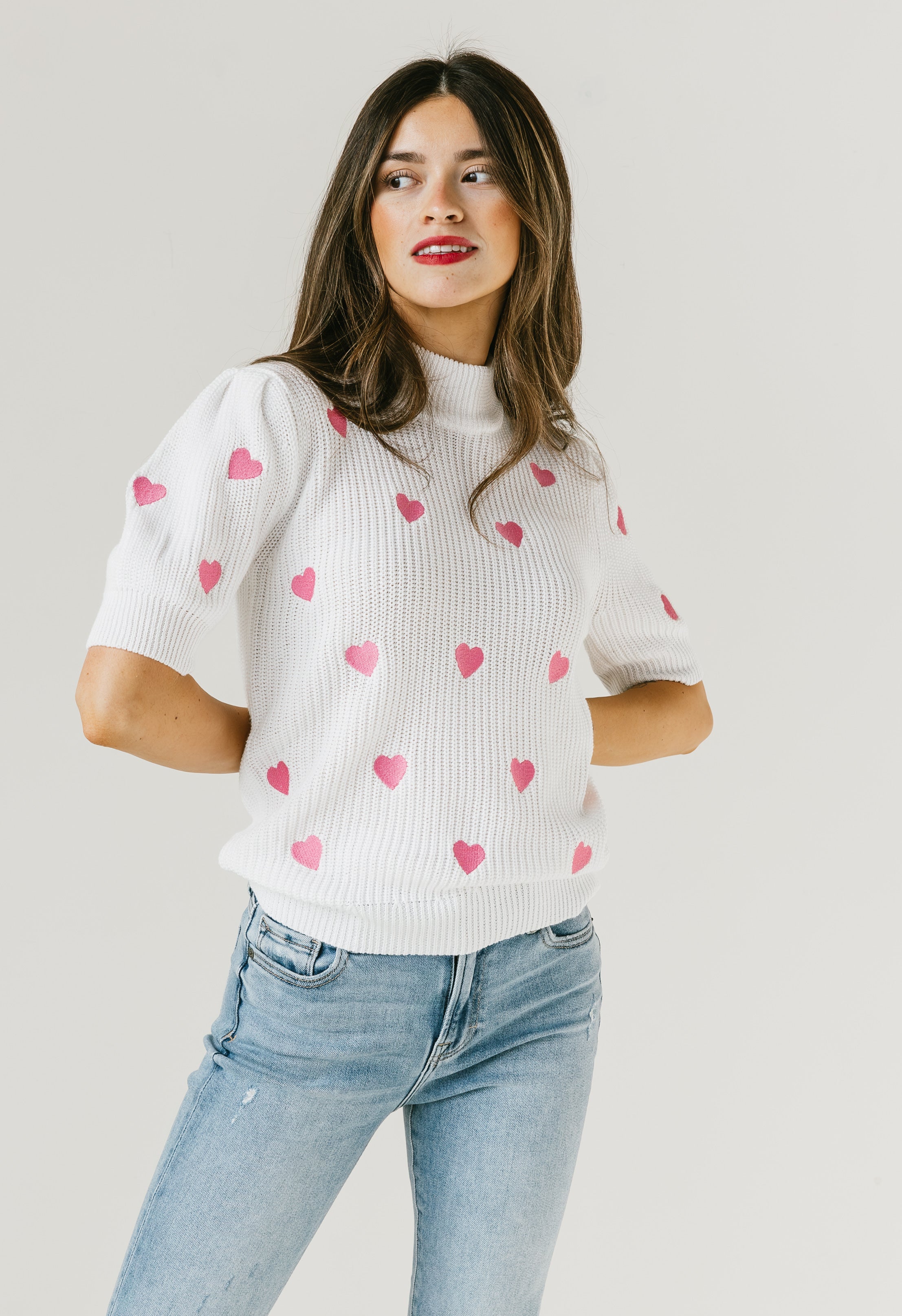 Love Note Sweater - CREAM - willows clothing SWEATER