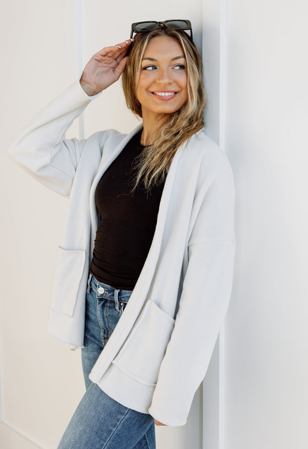 Makenna Cardigan - SAND - willows clothing Cardigan