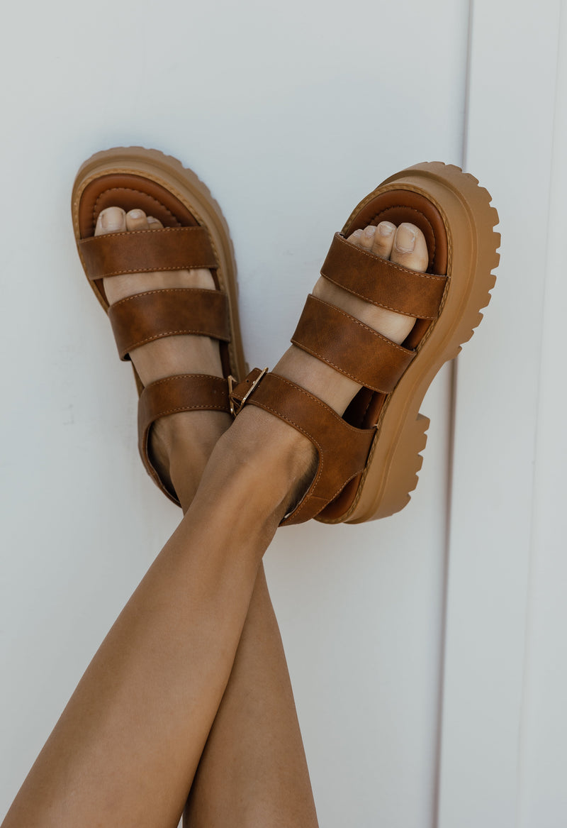 Maliyah Sandal - BROWN - willows clothing Sandals