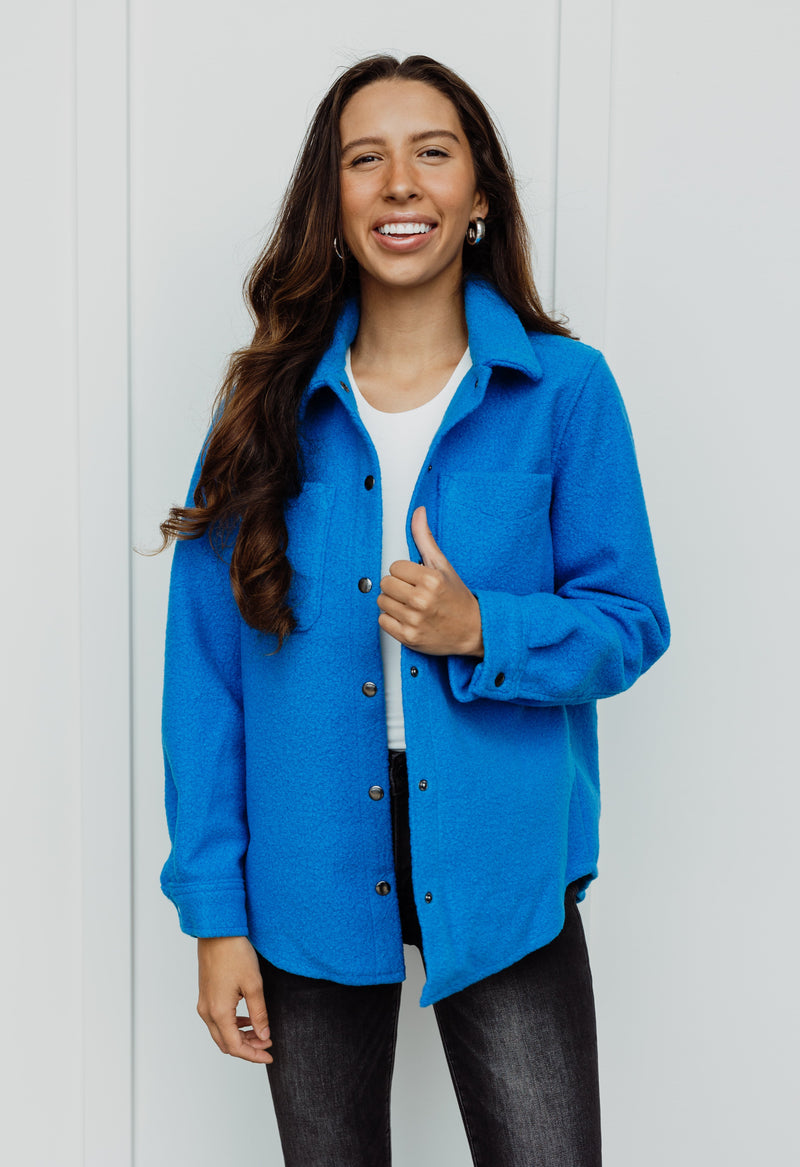 Mckinley Jacket - AZURE - willows clothing JACKET