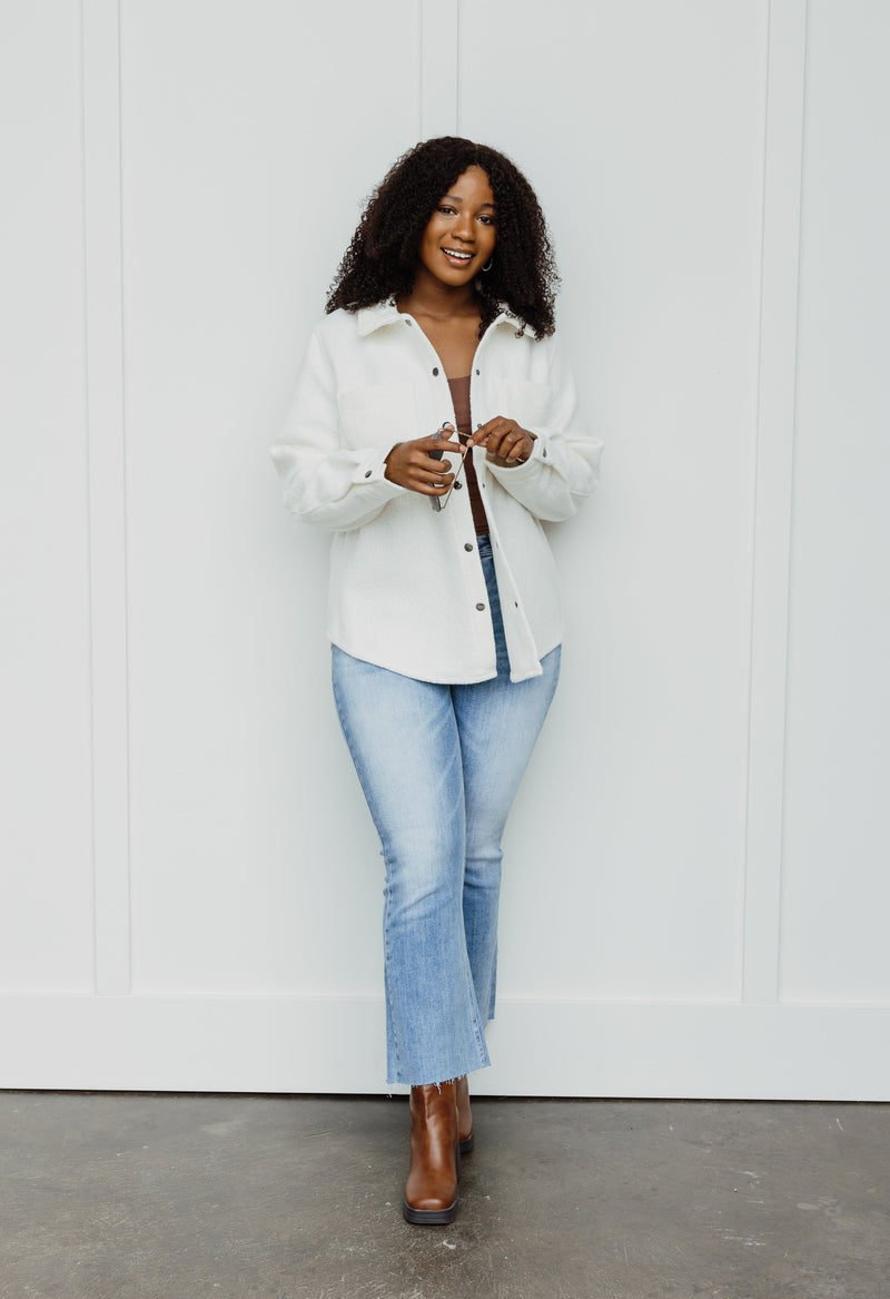 Mckinley Jacket - IVORY - willows clothing JACKET