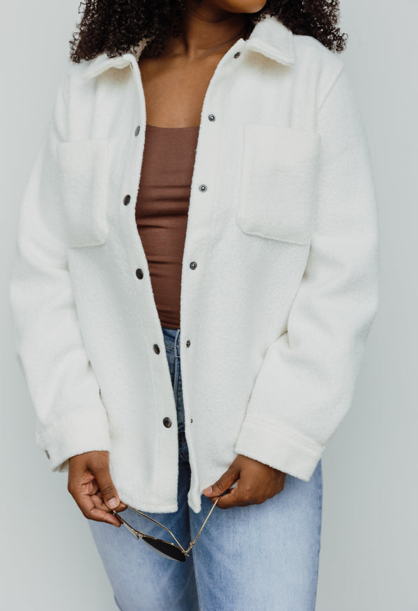 Mckinley Jacket - IVORY - willows clothing JACKET