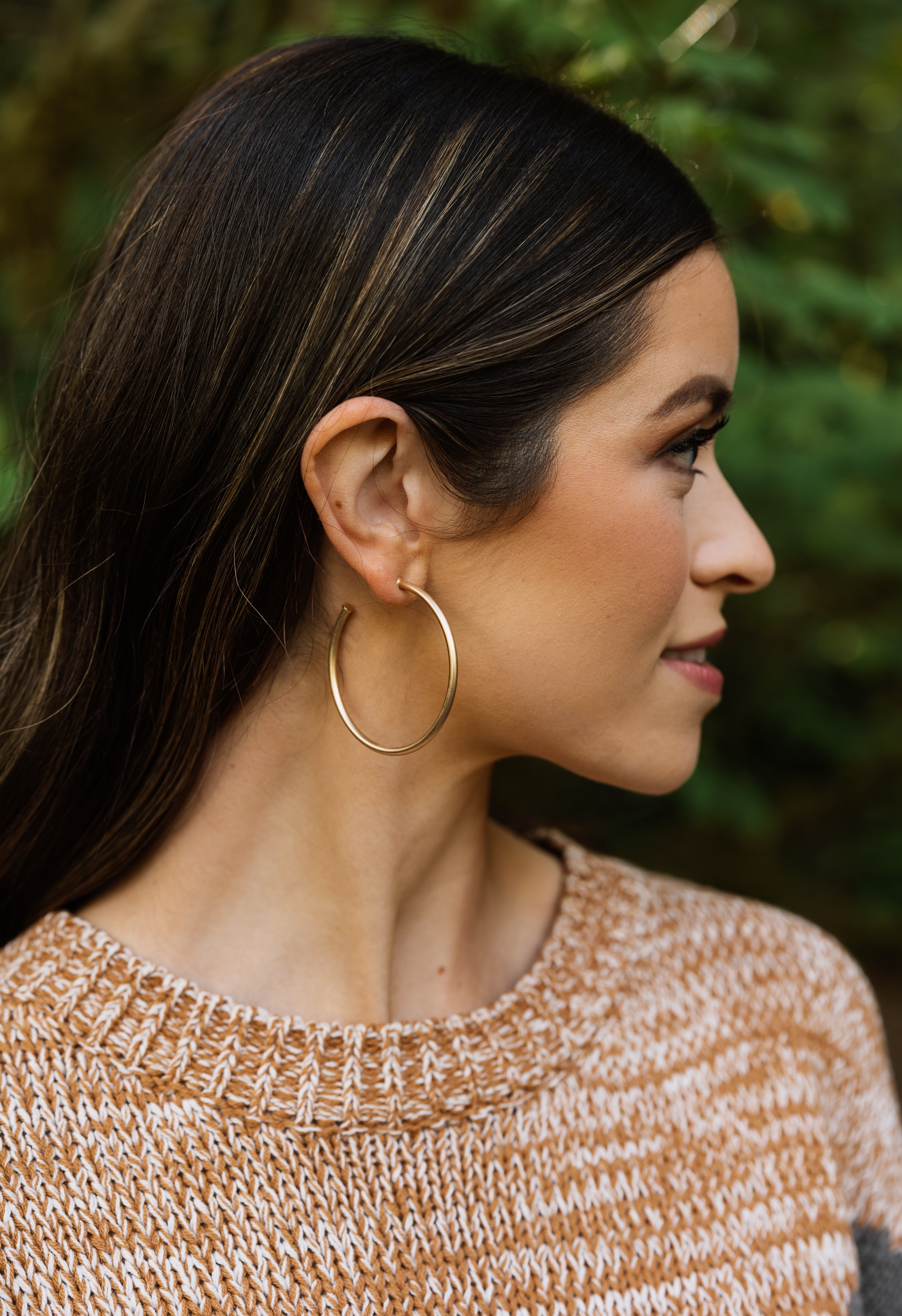 Nessie Hoops - GOLD - willows clothing Earrings