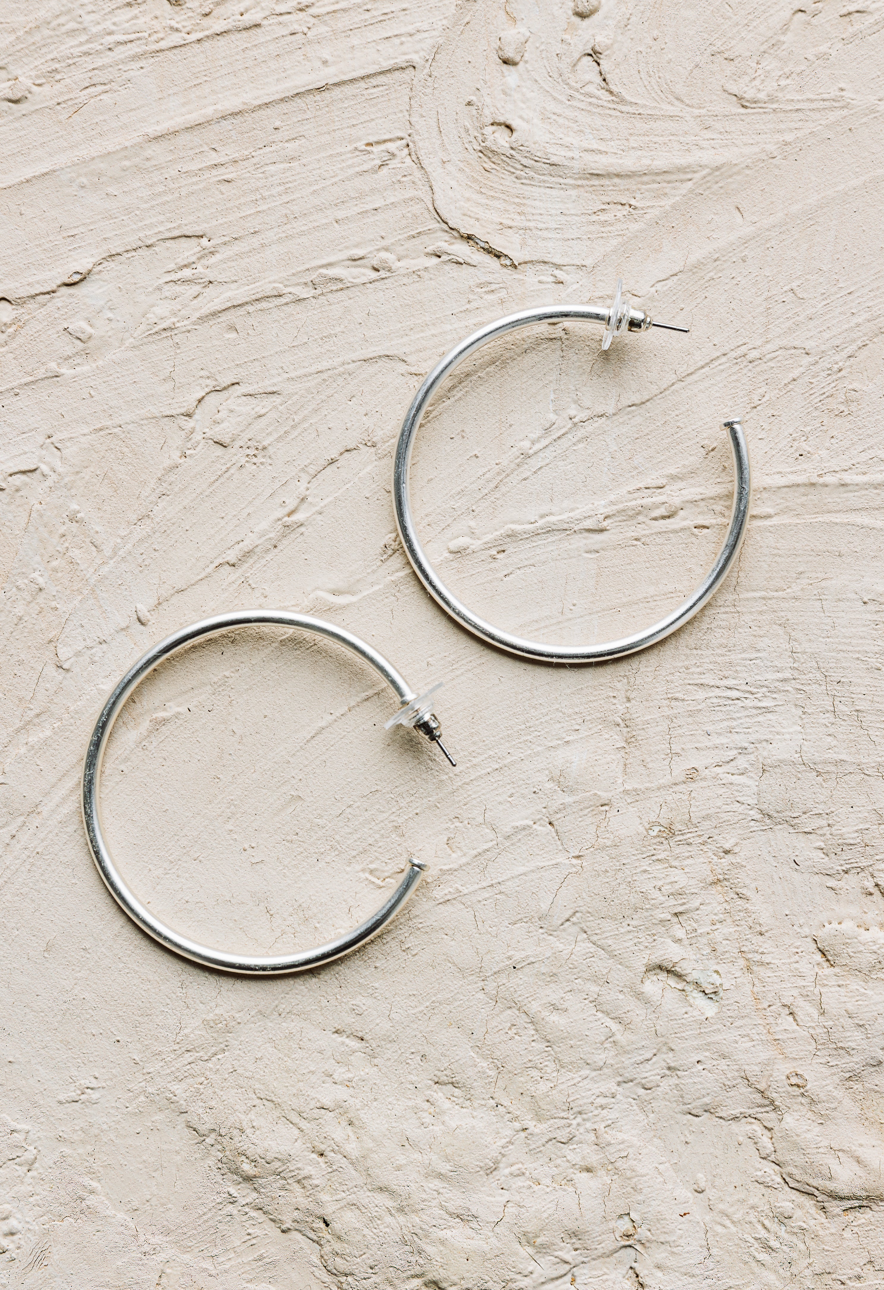 Nessie Hoops - SILVER - willows clothing Earrings