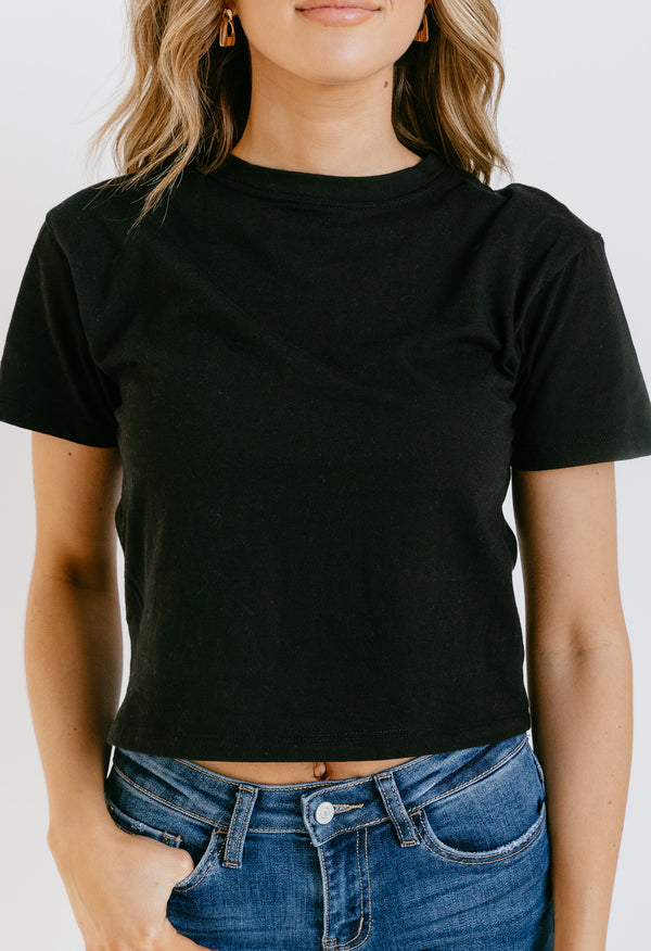 Nicki Tee - BLACK - willows clothing S/S Shirt