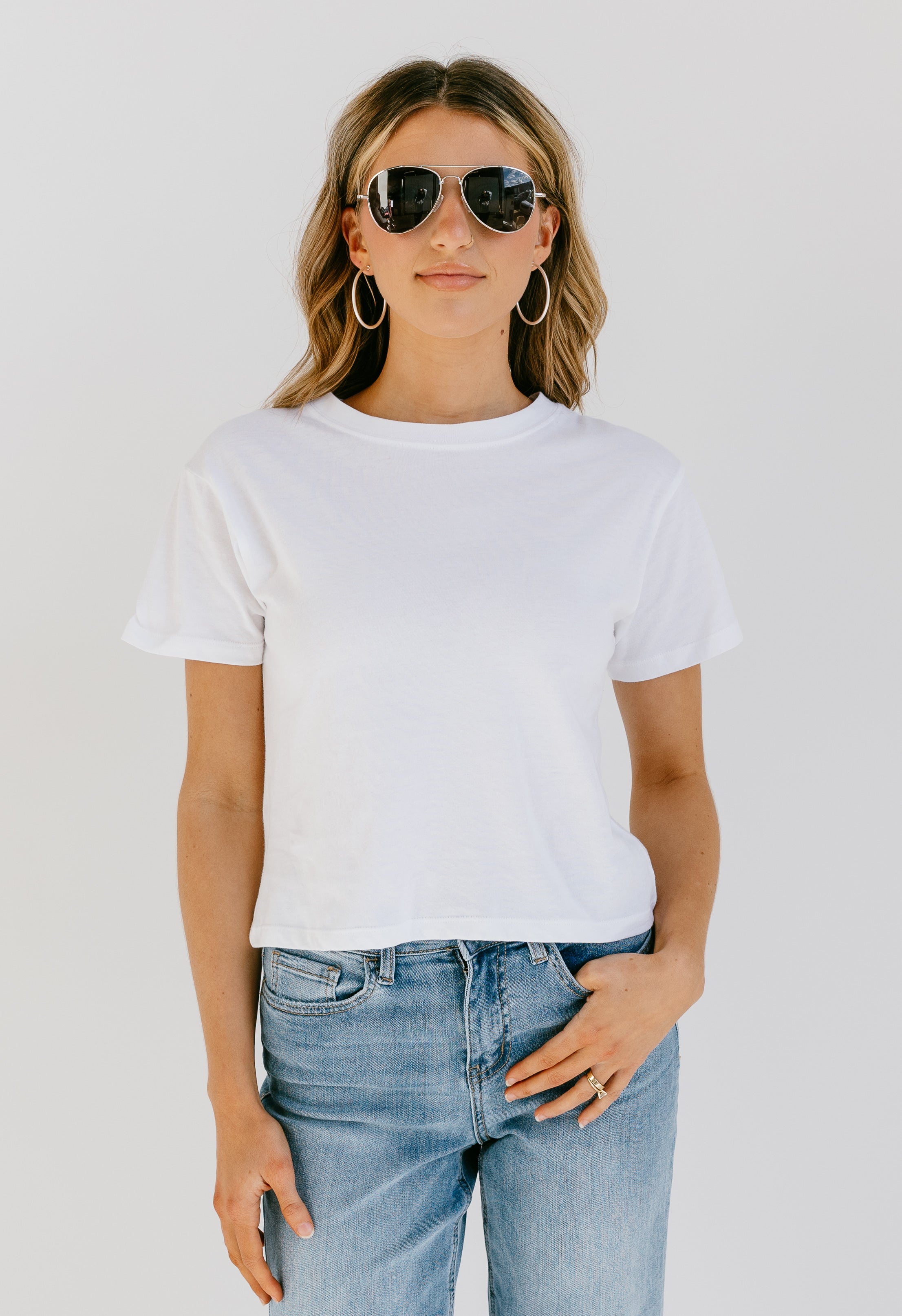 Nicki Tee - WHITE - willows clothing S/S Shirt
