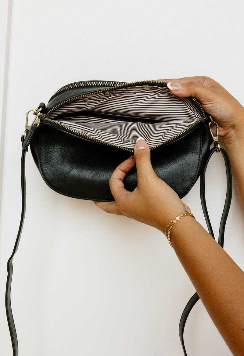 Nora Crossbody - BLACK - willows clothing Crossbody
