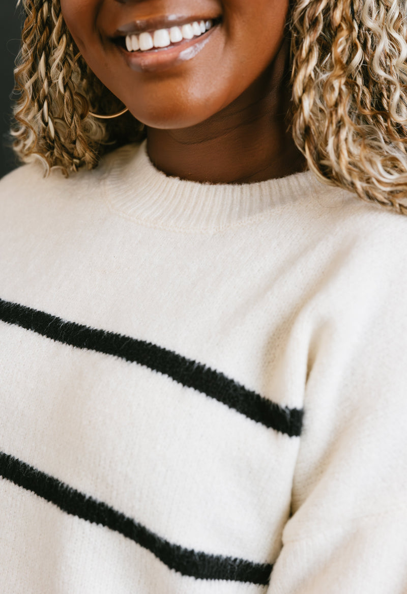 Olivia Sweater - CREAM - willows clothing SWEATER