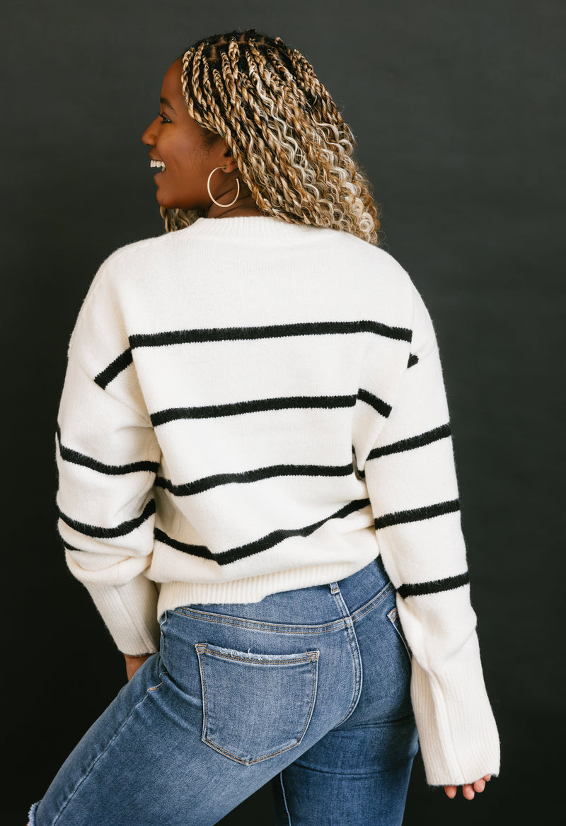 Olivia Sweater - CREAM - willows clothing SWEATER