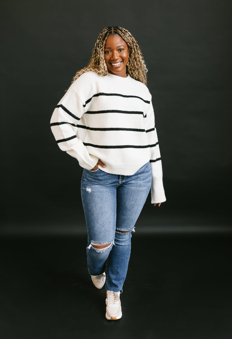 Olivia Sweater - CREAM - willows clothing SWEATER