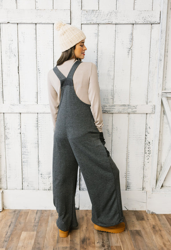 Priya Jumpsuit - CHARCOAL - willows clothing Jumpsuit
