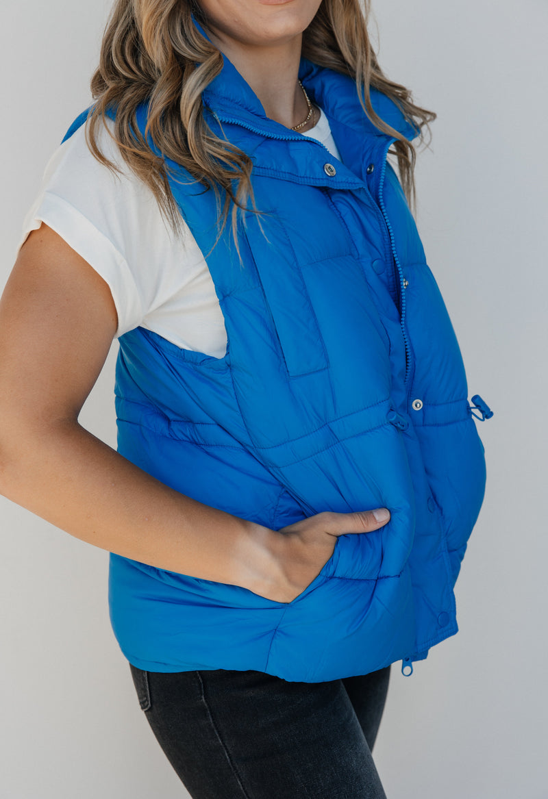 Rainier Vest - BLUE - willows clothing Vest
