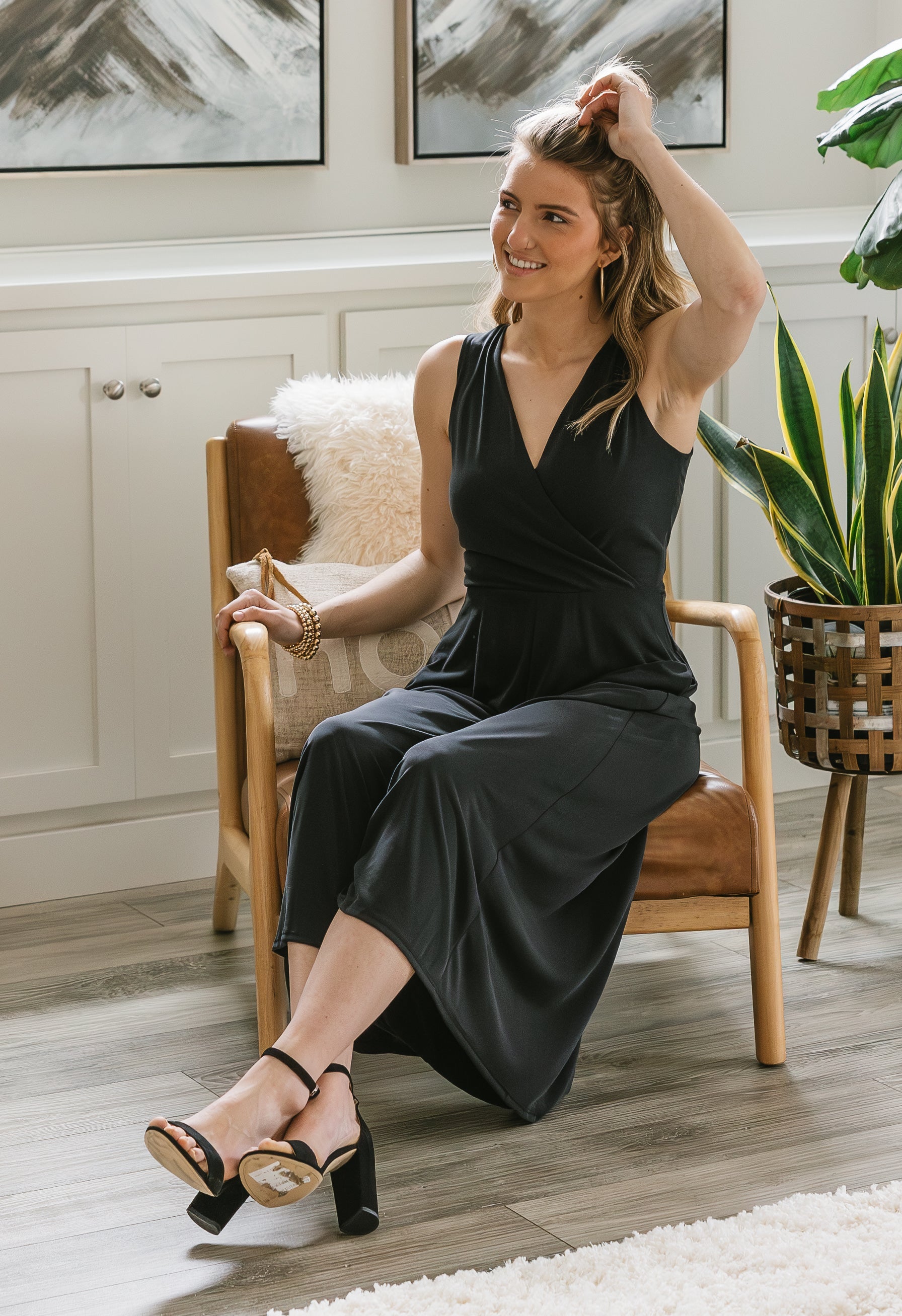 Saskia Jumpsuit - BLACK