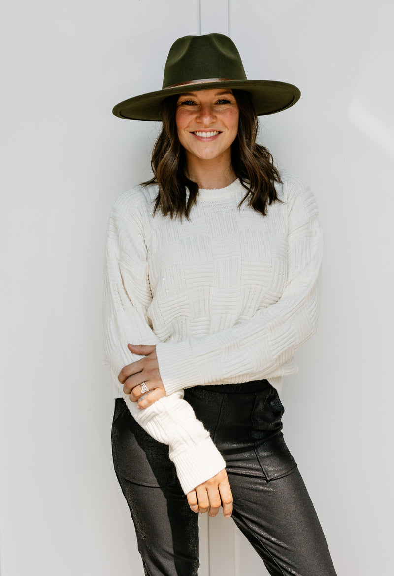 Satori Sweater - CREAM - willows clothing SWEATER