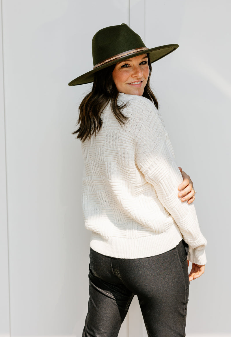 Satori Sweater - CREAM - willows clothing SWEATER