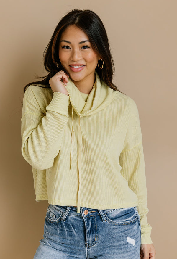 Shannon Pullover - YELLOW - willows clothing SWEATSHIRT