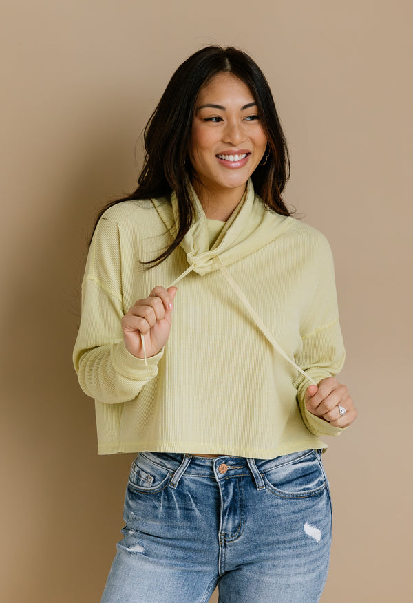 Shannon Pullover - YELLOW - willows clothing SWEATSHIRT