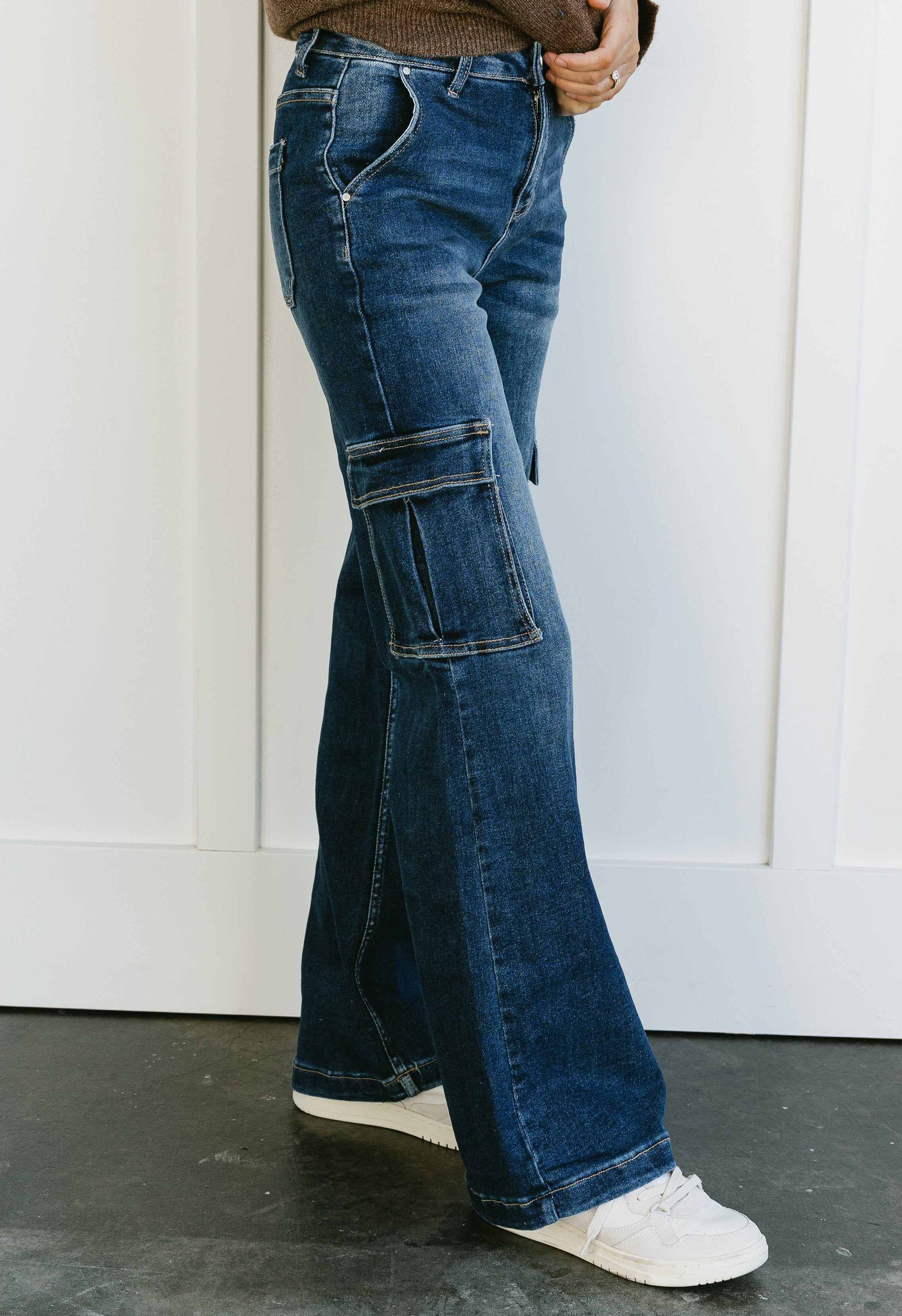 Skyline Cargo Jeans- DARK - willows clothing CARGO PANT