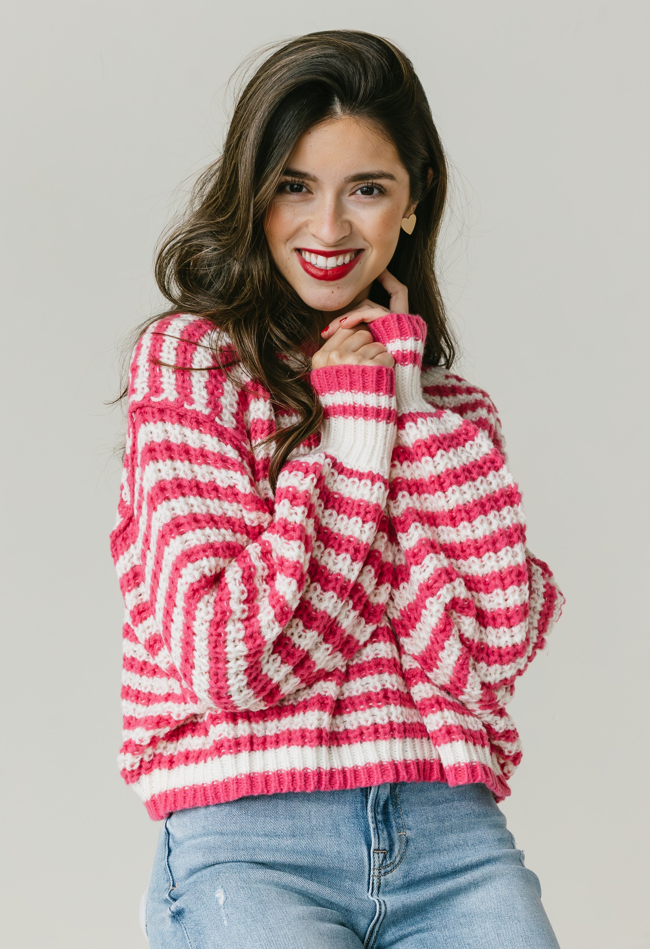 Sparks Fly Sweater - HOT PINK - willows clothing SWEATER