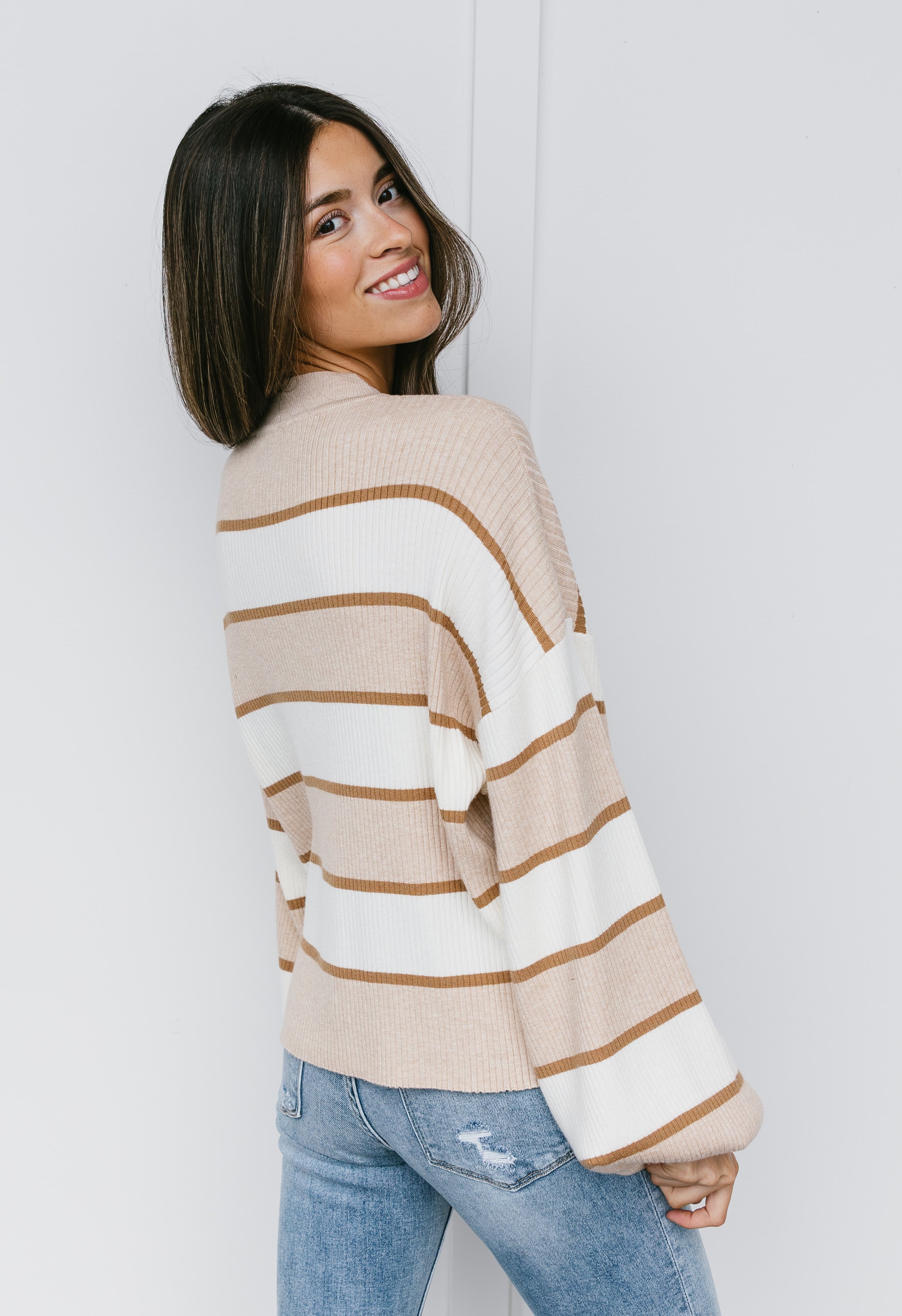 Spencer Sweater - OATMEAL - willows clothing SWEATER