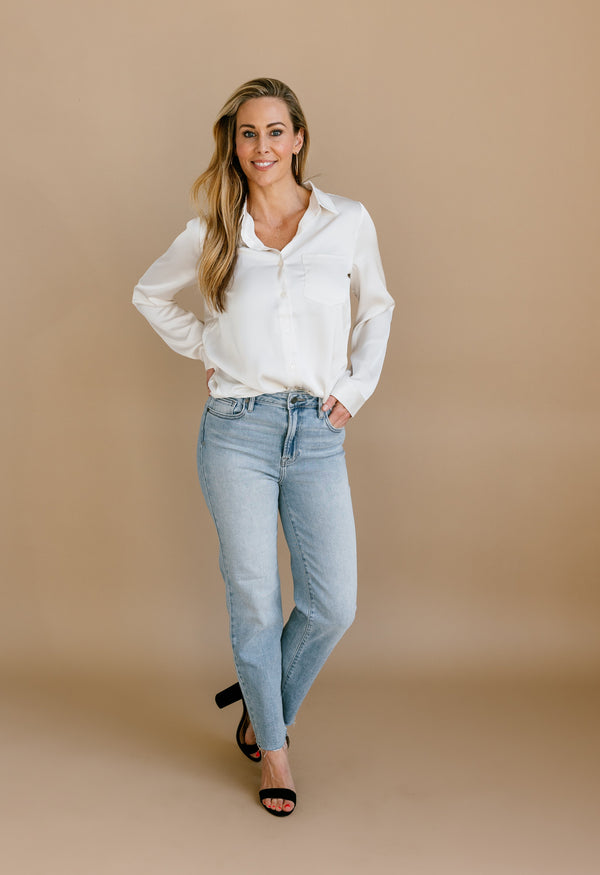 Sweet Cherry Blouse - IVORY - willows clothing Blouse