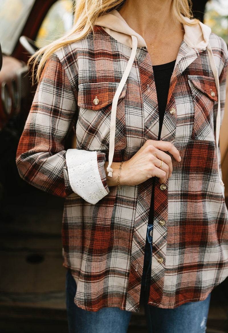 Sylvan Top - RUST - willows clothing L/S Shirt