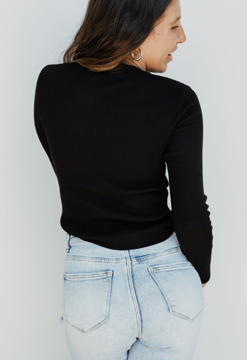 The Wait For You Sweater - BLACK - willows clothing SWEATER