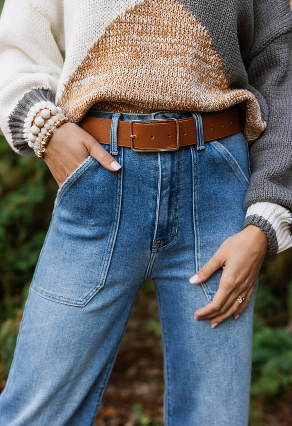 Trudy Belt - BROWN - willows clothing Belts