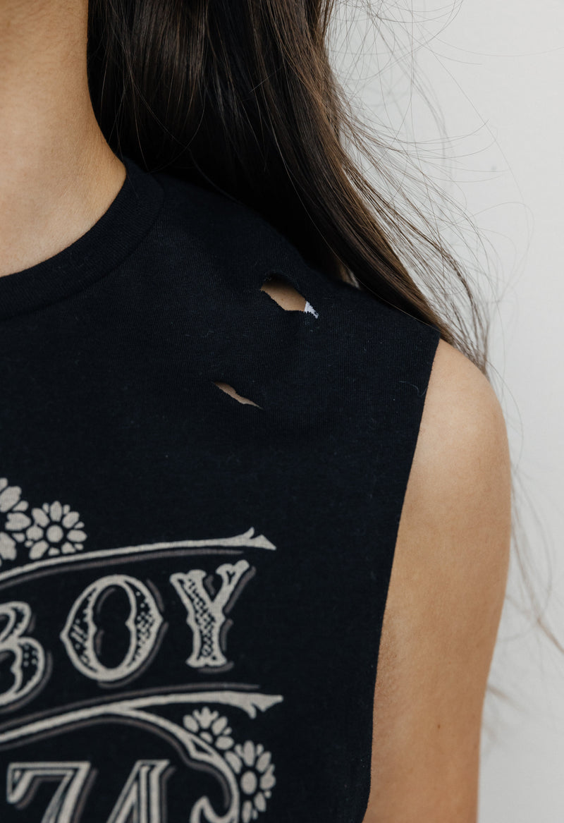 Wild West Tank - BLACK - willows clothing S/S Shirt