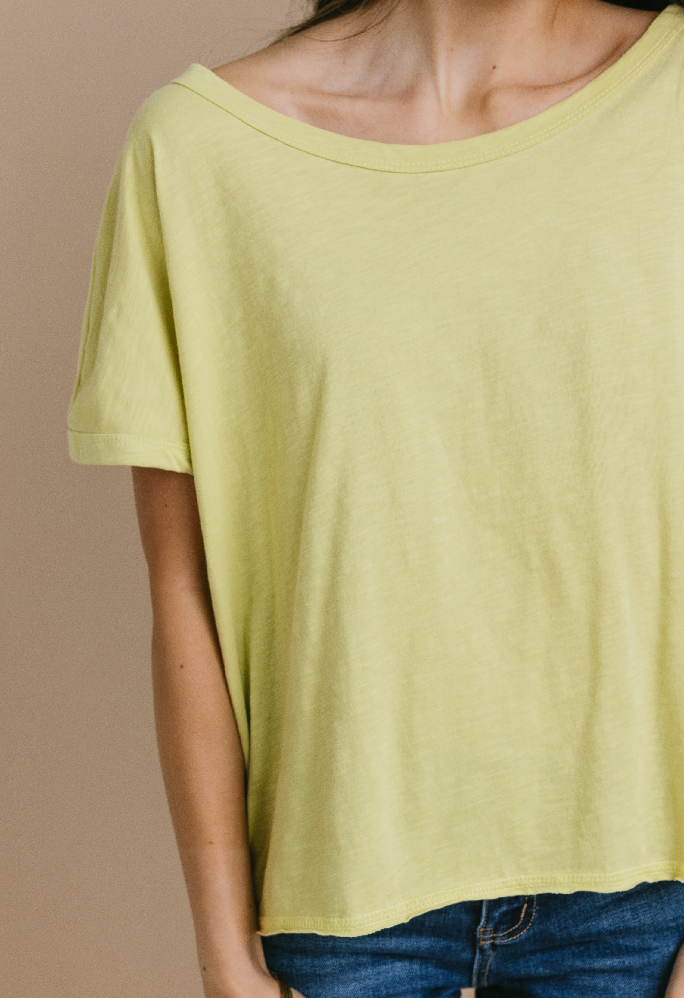 Yasmin Tee - CITRON - willows clothing S/S Shirt
